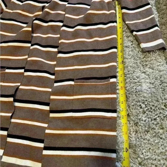 Bohme Brown Striped Cardigan - Picture 5 of 5